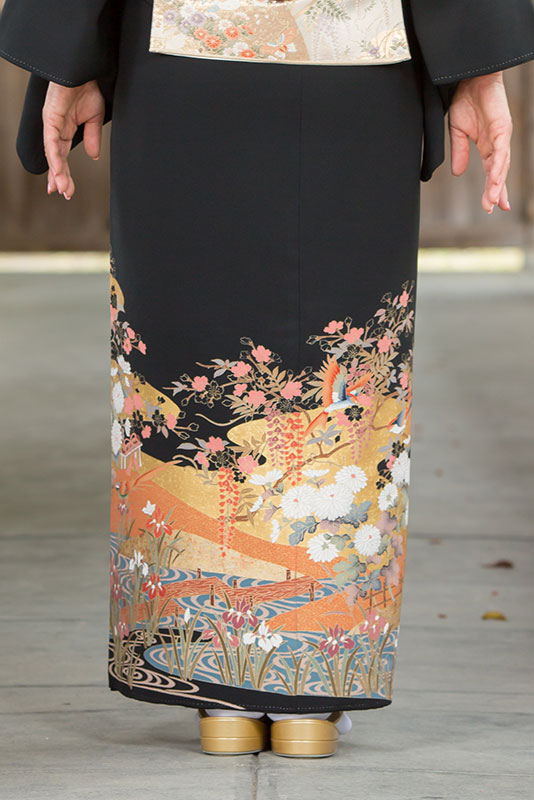 裾模様（後ろ）