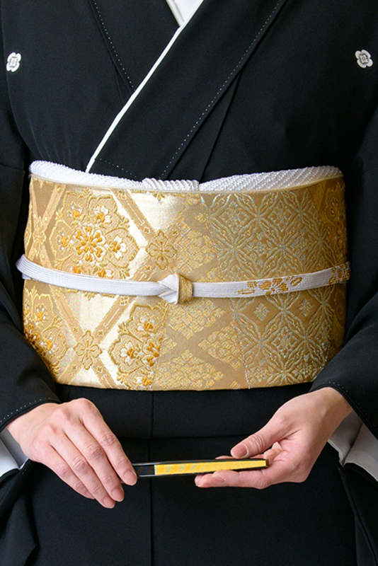 留袖レンタル フルセット 金箔ぼかし 変わり鶴｜京都 KIMONO STYLE