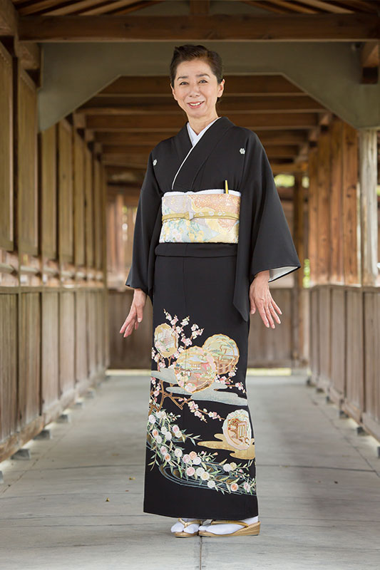 蘇州刺繍 鏡に梅流水雲※小物は写真と異なる場合がございます