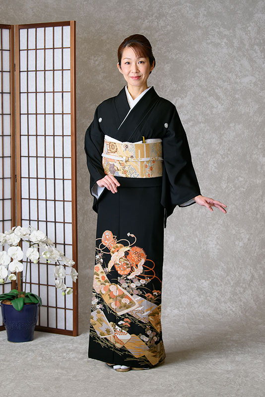 四季花　鼓と鶴※小物は写真と異なる場合がございます