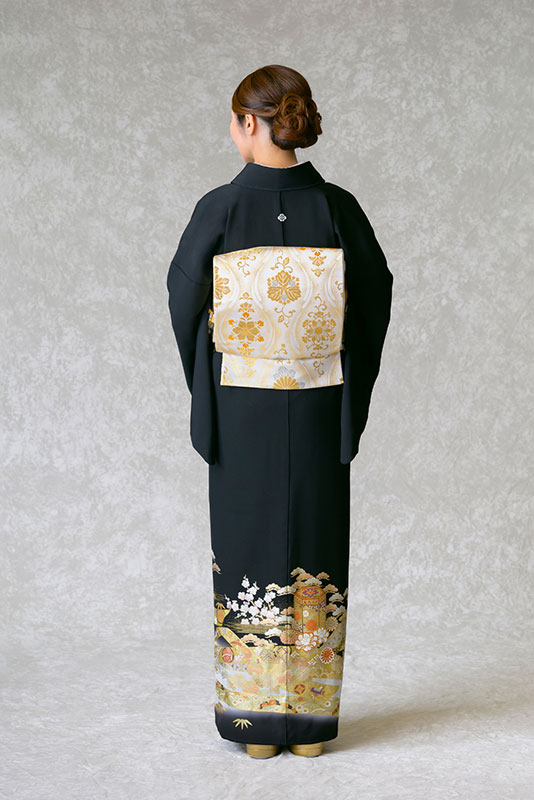 留袖レンタル フルセット 桂由美 金彩 貝桶に熨斗｜京都 KIMONO STYLE