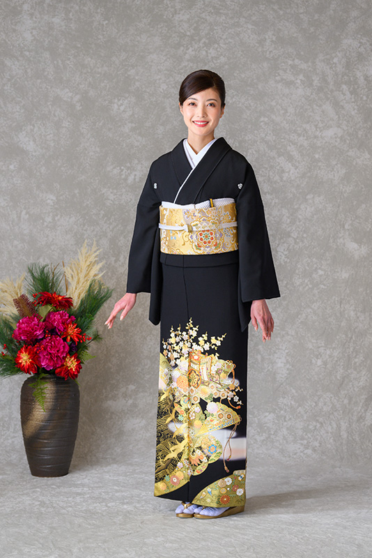 桂由美黒留袖 | 京都 KIMONO STYLE