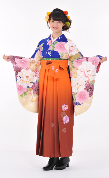 牡丹に辻が花